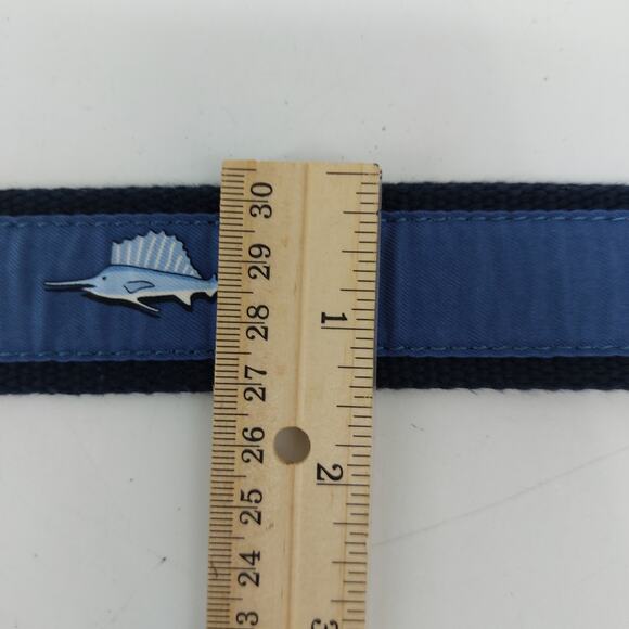 Vineyard Vines Belt Fishing Blue Ocean Marlin Moffit Sailing - Picture 6 of 12